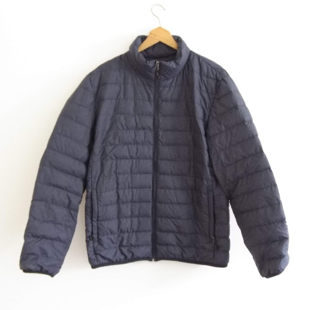 Weatherproof Navy Down Puffer Jacket